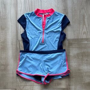 Boden Rash Guard and Swim shorts set